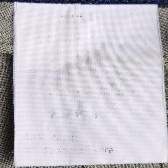 Piazza Sempione Pants Womens 26 Olive Wide Leg Mid Rise Wool Blend Made in Italy - Picture 11 of 12